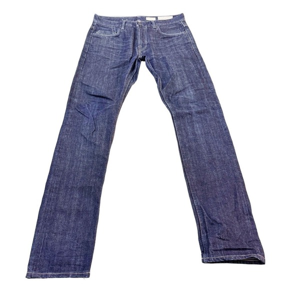 All Saints Men's Cigarette Skinny Fit Dark Wash Denim Jeans Size 30 - Picture 2 of 9